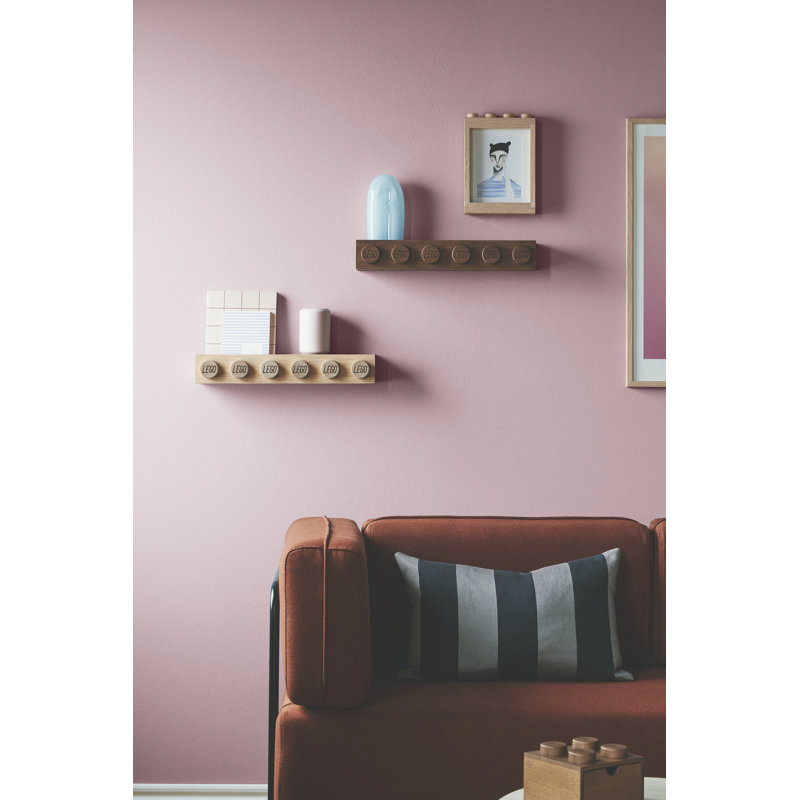 Oak Solid Wood Floating Shelf, Soap Treated
