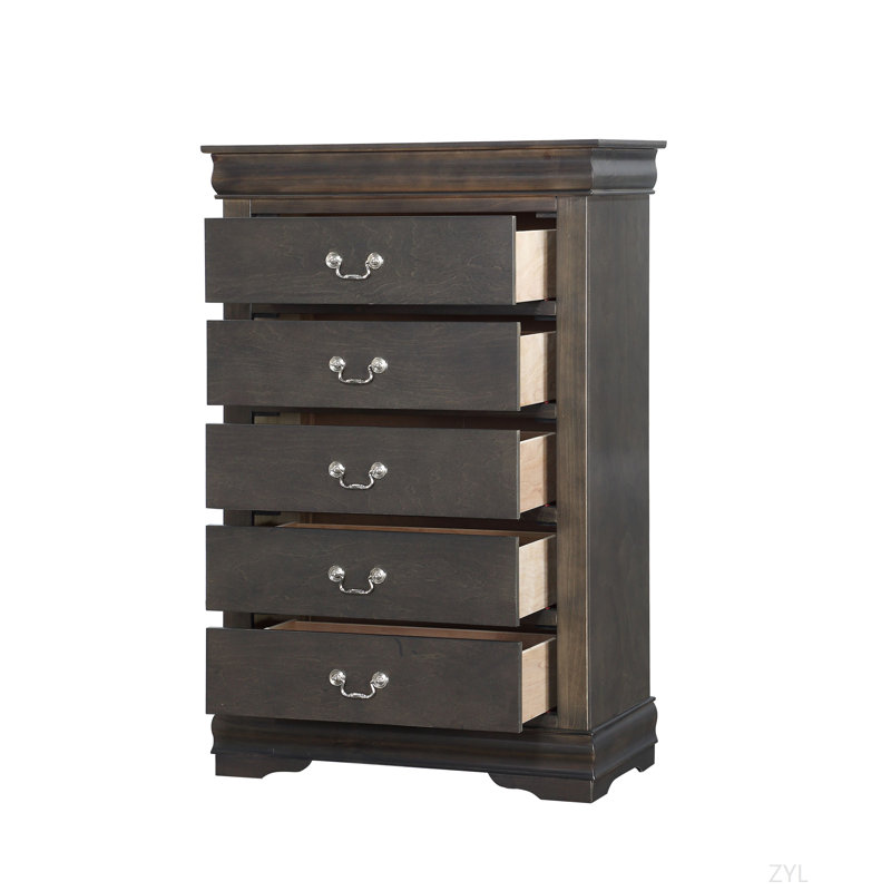 Commode gris foncé Philippe, Gris foncé