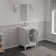 Elizabeth 24" Single Bathroom Vanity Set with Mirror