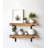 2 Piece Oak Bracket Shelf-94467155