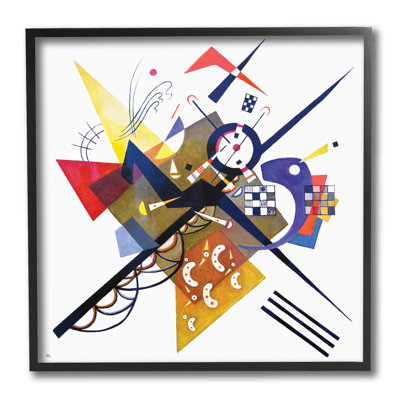Traditional Abstract Painting Playful Shapes Patterns by Wassily Kandinsky - Graphic Art