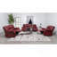 Ensemble de canapé inclinable 3 pièces Red-806661013