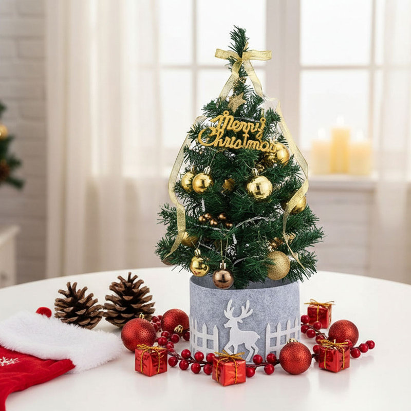 1.9' H Artificial Pine Christmas Tree