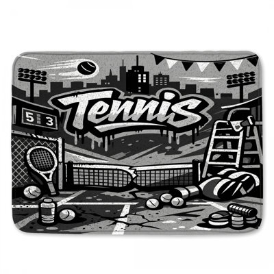 Tapis de bain Urban Tennis Court