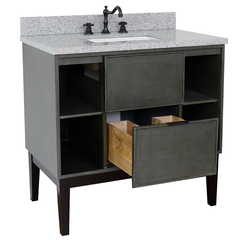 Ensemble de meuble-lavabo simple 37 po Bodway, Granite