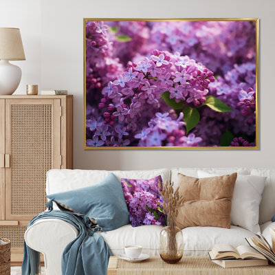 " Purple Lilac Fragrant Blossoms IV "