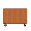 Armoire de rangement mobile à 4 compartiments avec portes verrouillables-93812515