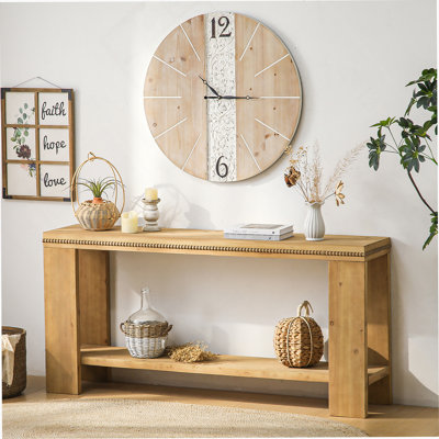 Console 63 "avec tablette de rangement Boho