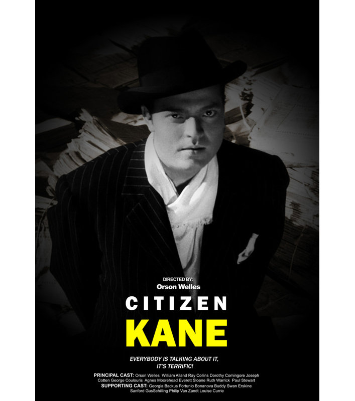 Citoyen Kane, H 24 po x l 17 po
