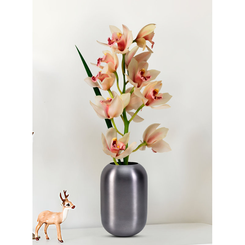 Cordalia Stainless Steel Table Vase, 6" H x 4" W x 4" D