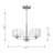Lochdale Dining Room Chandelier With Clear Ribbed Shade-112738045-112738051-112738046