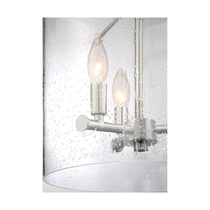 Luminaire suspendu cylindrique unique à 3 lumières Weccacoe