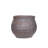 Debossed Stoneware Planter with Pattern and Reactive Glaze