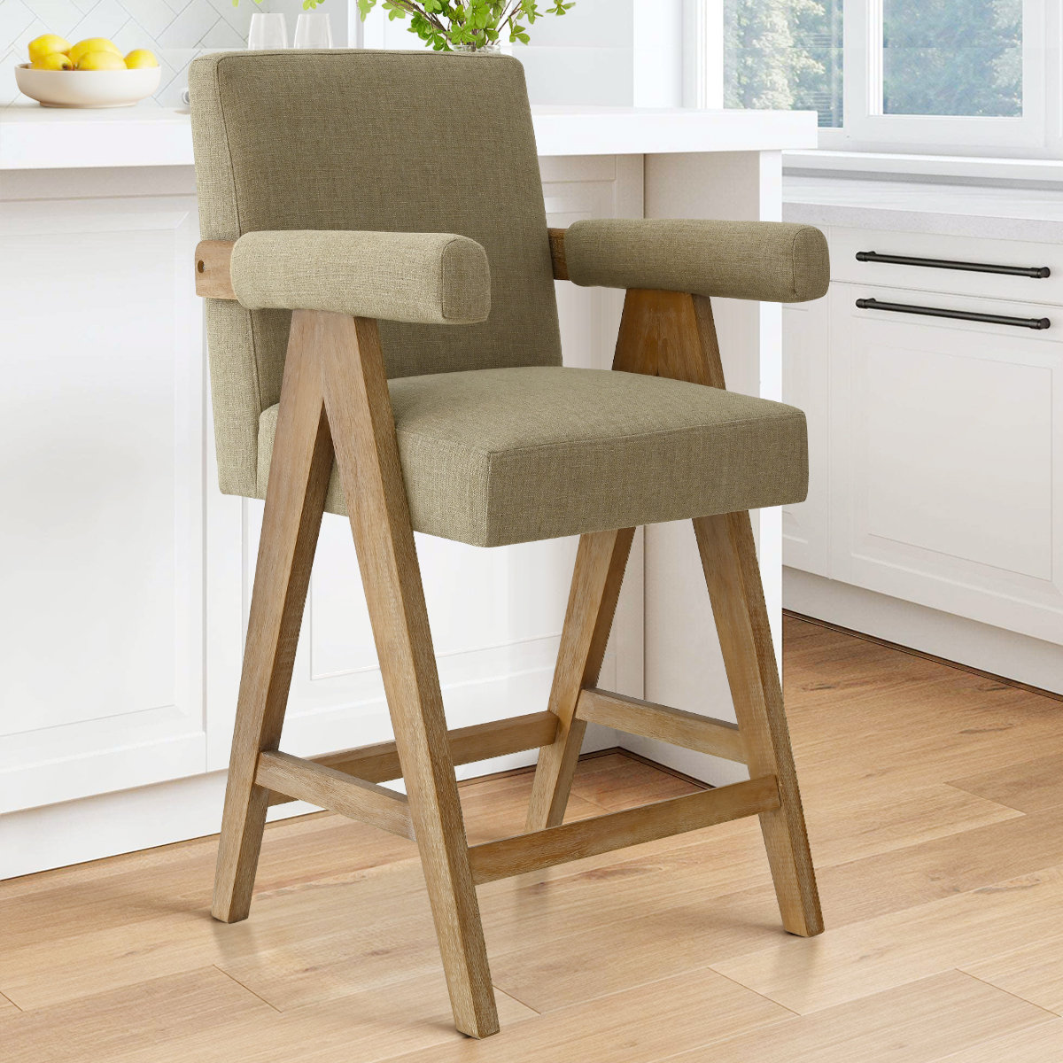 Stools with online arms