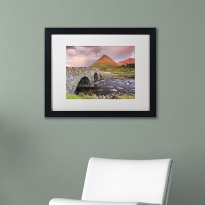'Scottish Bridge' Framed Photographic Print on Canvas