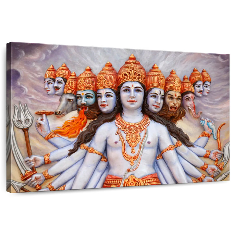 Vishvarupa, 16" H x 24" W