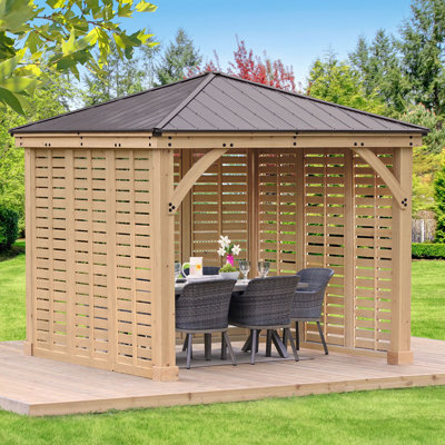 Manufactured Wood Soft-top Gazebo
