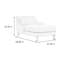 Chaise longue élégante paresseuse rétro-106295270