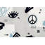 Papier peint graphique avec motif de paix amovible-1082423222-1082423221