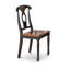 Ensemble de table de salle à manger 3 pièces comprenant une table de salle à manger et 2 chaises de salle à manger avec dossier Napoléon - Finition noire-644652044-644652043-644652041
