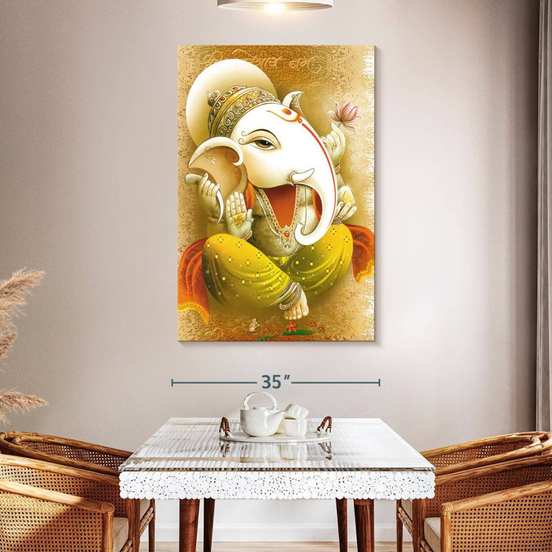 Adella Hindu Lord Ganesh, 51" H x 34" W