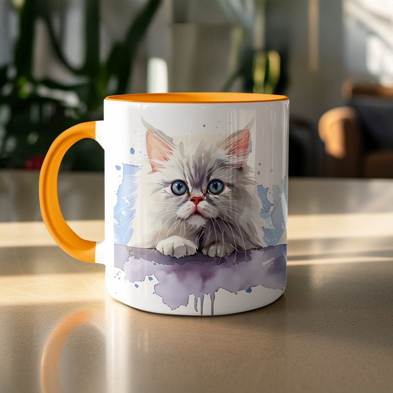Mug, 1, Orange