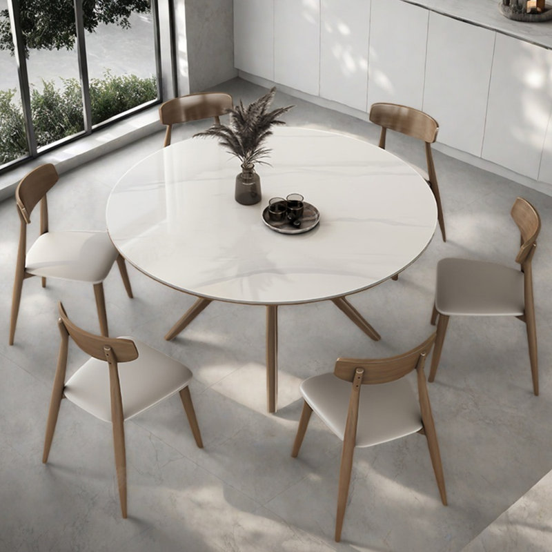 Good family party helper dining table and chair, 29.5"H x 59"L x 59"W