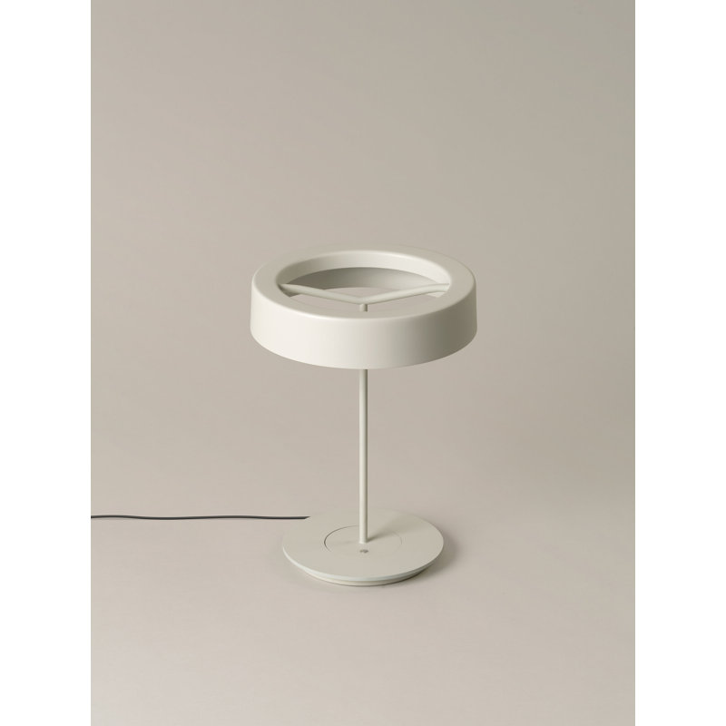 Metal Desk Lamp, White, White