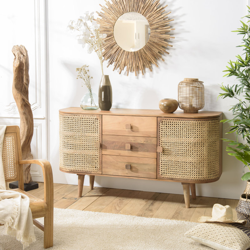 Boothville 160 Cm Wide 3 Drawer Sideboard