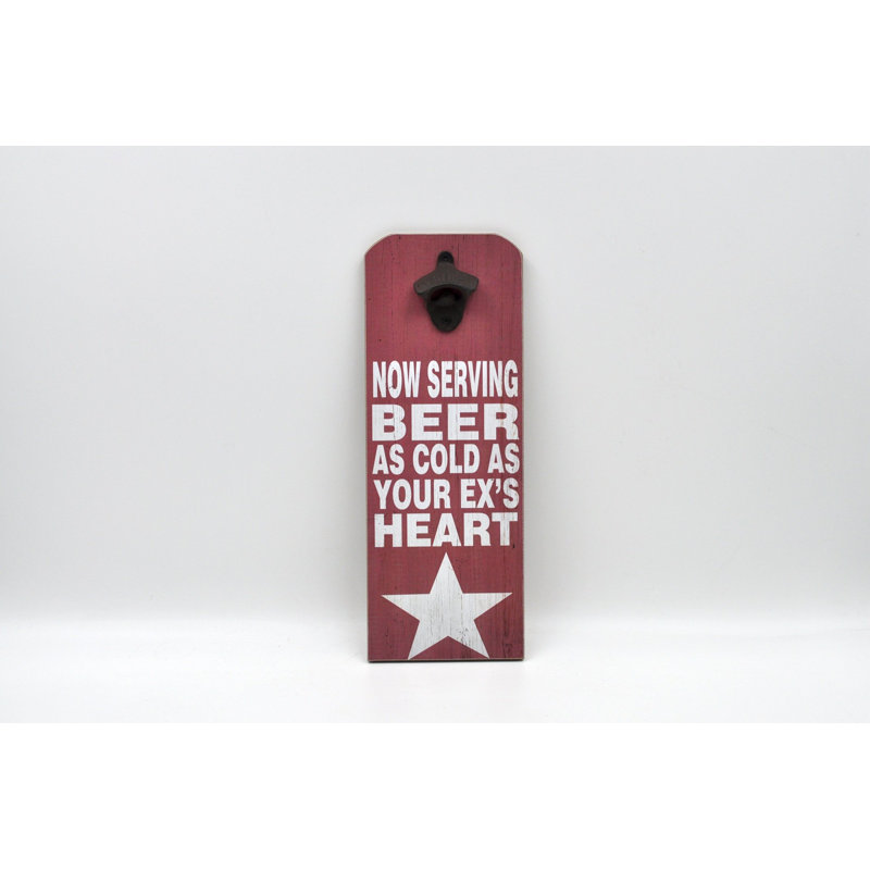 Ouvre-bouteille à la bière à coeur froid Laurence