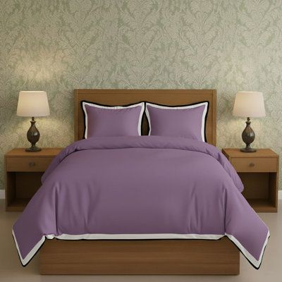White Border Frame Duvet Cover Set