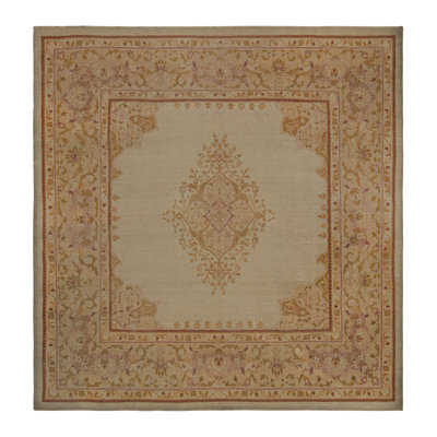 Hand Knotted Wool Area Rug