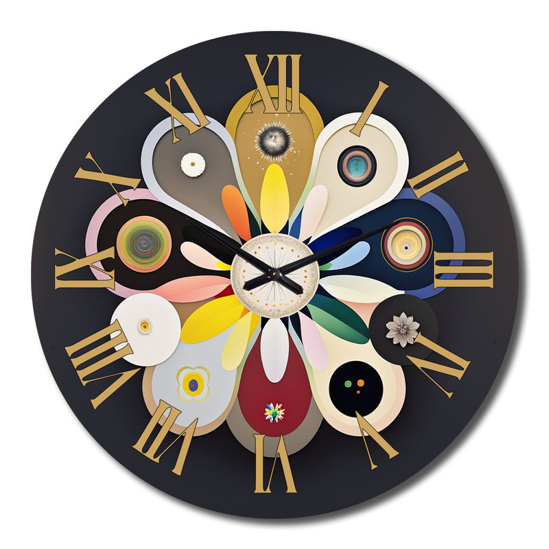 Horloge murale Serendipity Mysticisim Of Mind Spiritual Art I, Grand