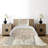 Puppy Eclectic Polyester Floral Coverlet-41893402