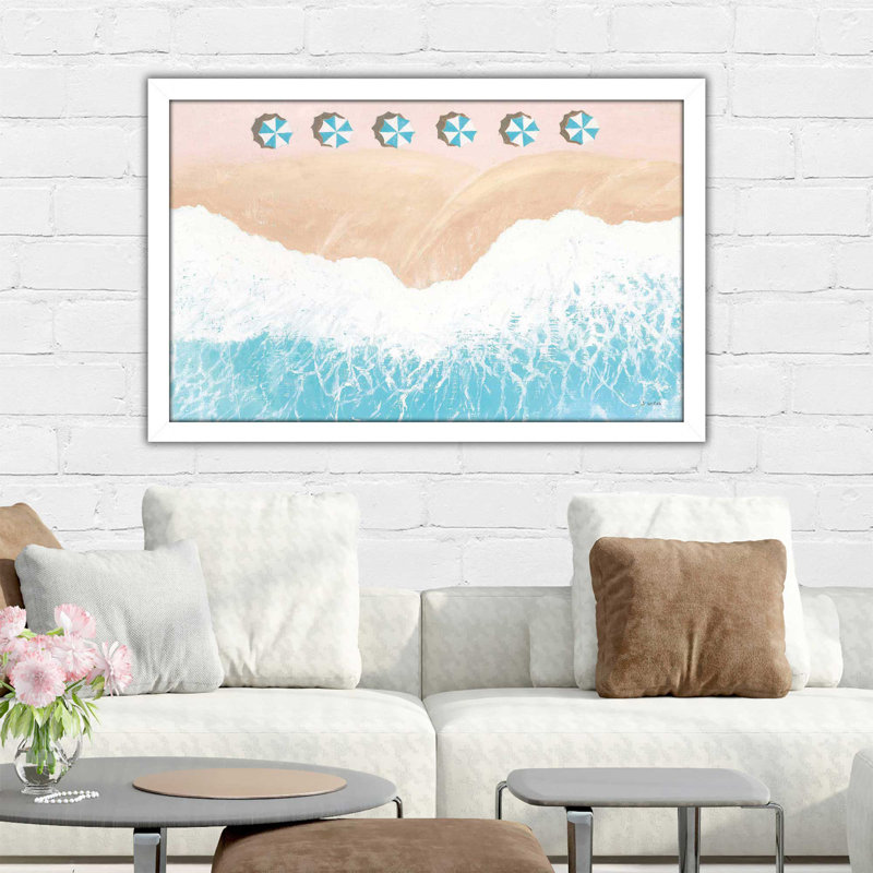 Vue du ciel II - photographie, Cadre blanc, H 33,5 po x l 49,5 po x P 1 po