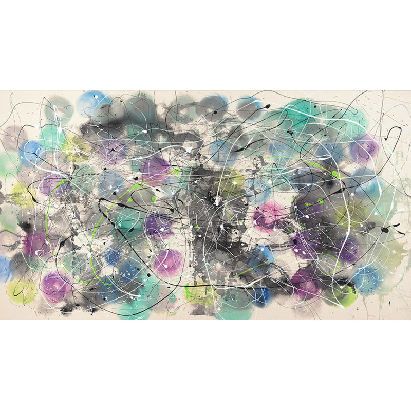 Confetti par Joyce Creiger - peinture sur toile tendue