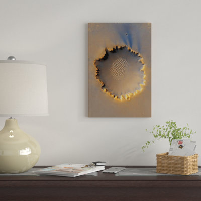 « victoria crater on mars » par stocktrek images, reproduction d’impression sur toile tendue