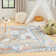 Maycon Rectangle Animal Print Machine Woven Polypropylene Plastic Rug