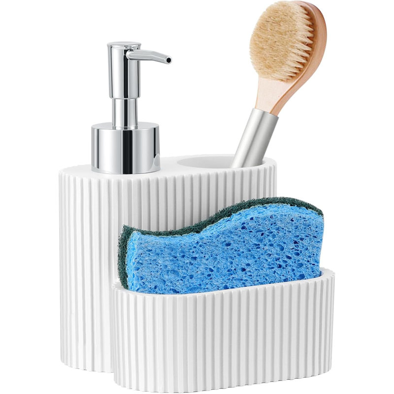 Soap Dispenser With Sponge Holder