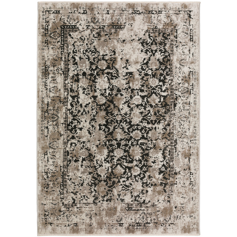 Tapis oriental en polyester / polypropylène Jacklene, Rectangle 7 pi 10 po x 10 pi