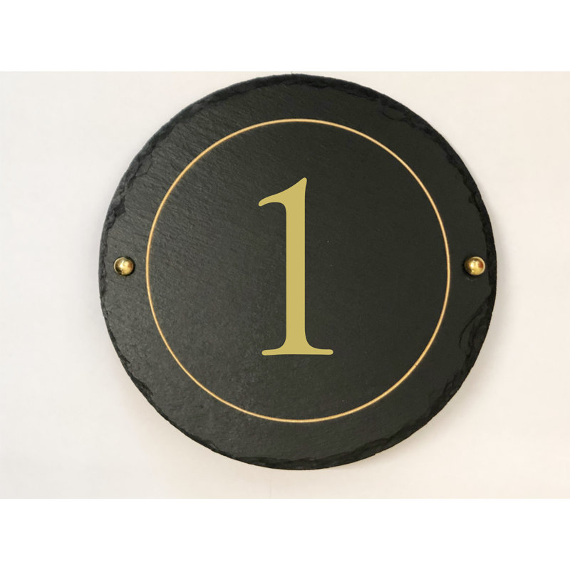 Easingwold 24cm H Stone House Number, 1