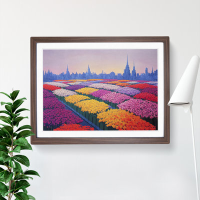 Cute Flower Market - Framed Print