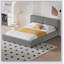 Grand lit plateforme tapissier avec tissu en velours-2113299130