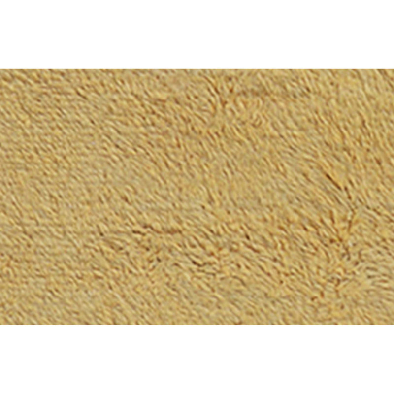 Wool Area Rug in Gold, Rectangle 2' x 3', No Pattern and Not Solid Color