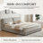 Upholstered Platform Bed with Two Removable Cushioned Headboards-1941696259-1941696269
