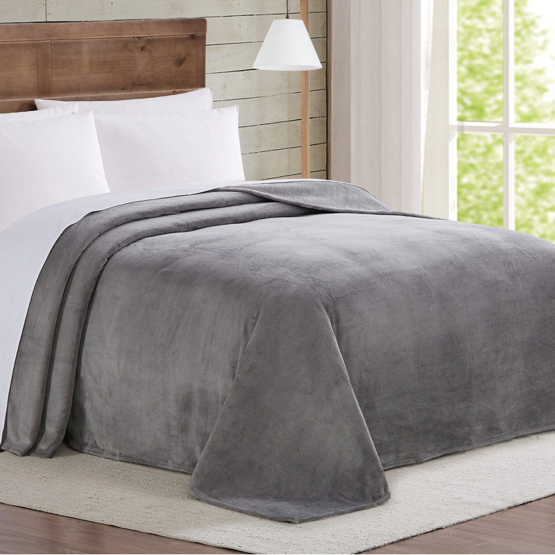 Blanket, Gray, Queen