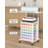 Rolling Craft Cart With Vinyl Roll Holder And Adjustable Table Height, Craft Organizers And Storage Table Compatible