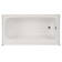 Regan 72'' L Alcove Soaking Bathtub