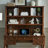 Nut-brown Rectangular Solid Wood desk-607975649