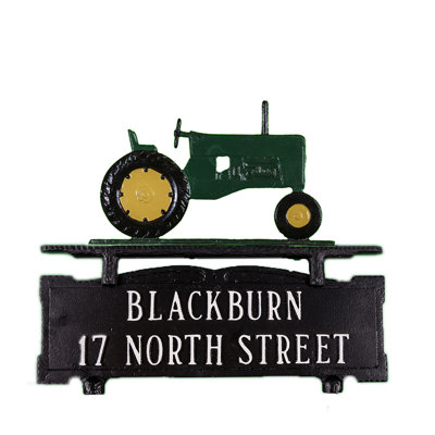 Metal Mailbox Sign